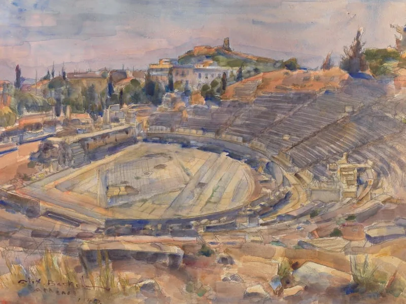 1870-Alexander Barkoff - Teatro di Dioniso, Atene